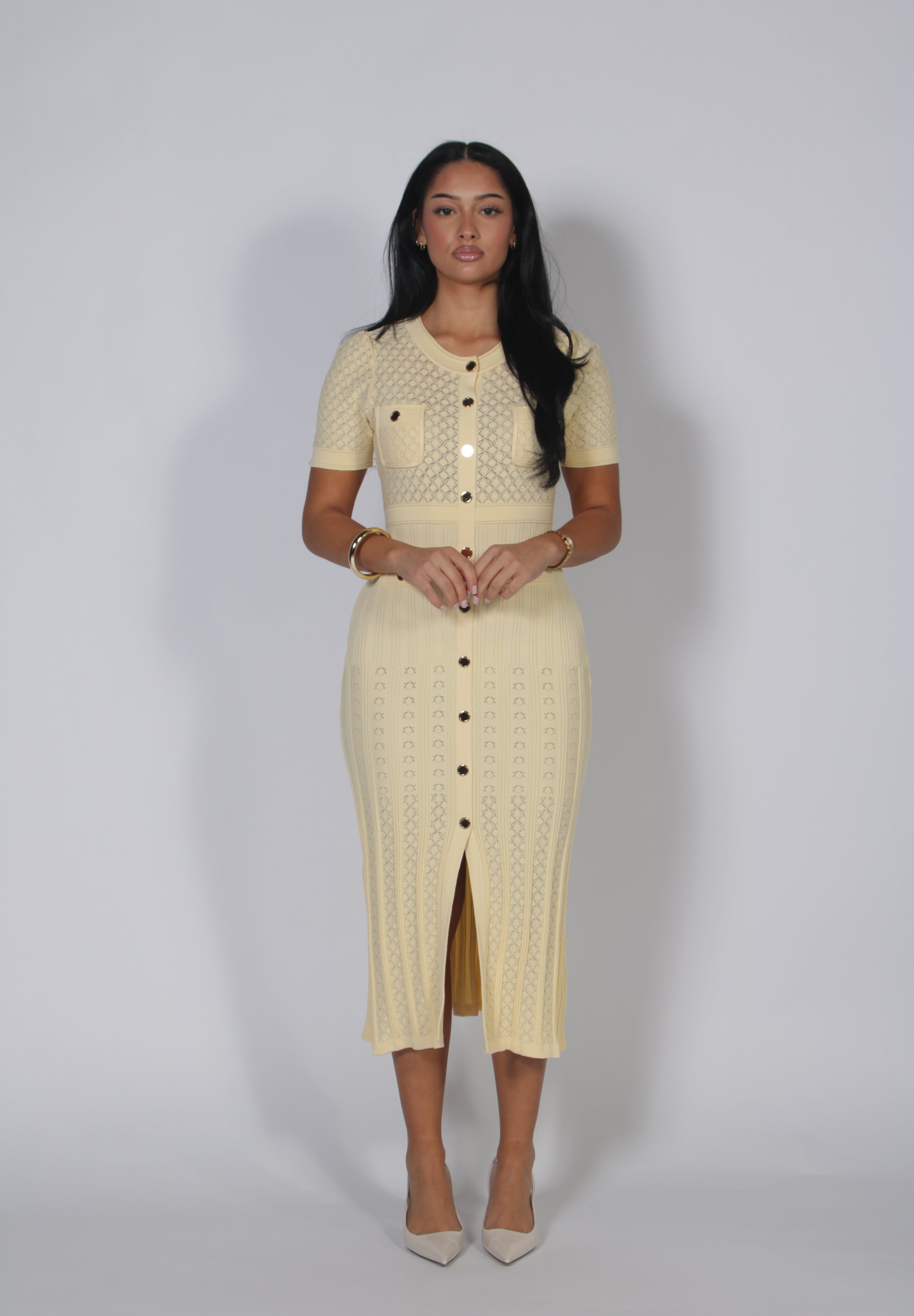 Sandra dress Yellow