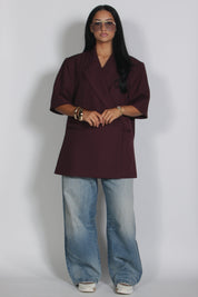 Summer Blazer Bordeaux (PRE ORDER)