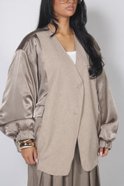 Rumi bomber Taupe