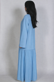 Mika longsleeve dress Blue
