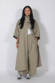 Chèrie Trench long Matcha (PRE ORDER)