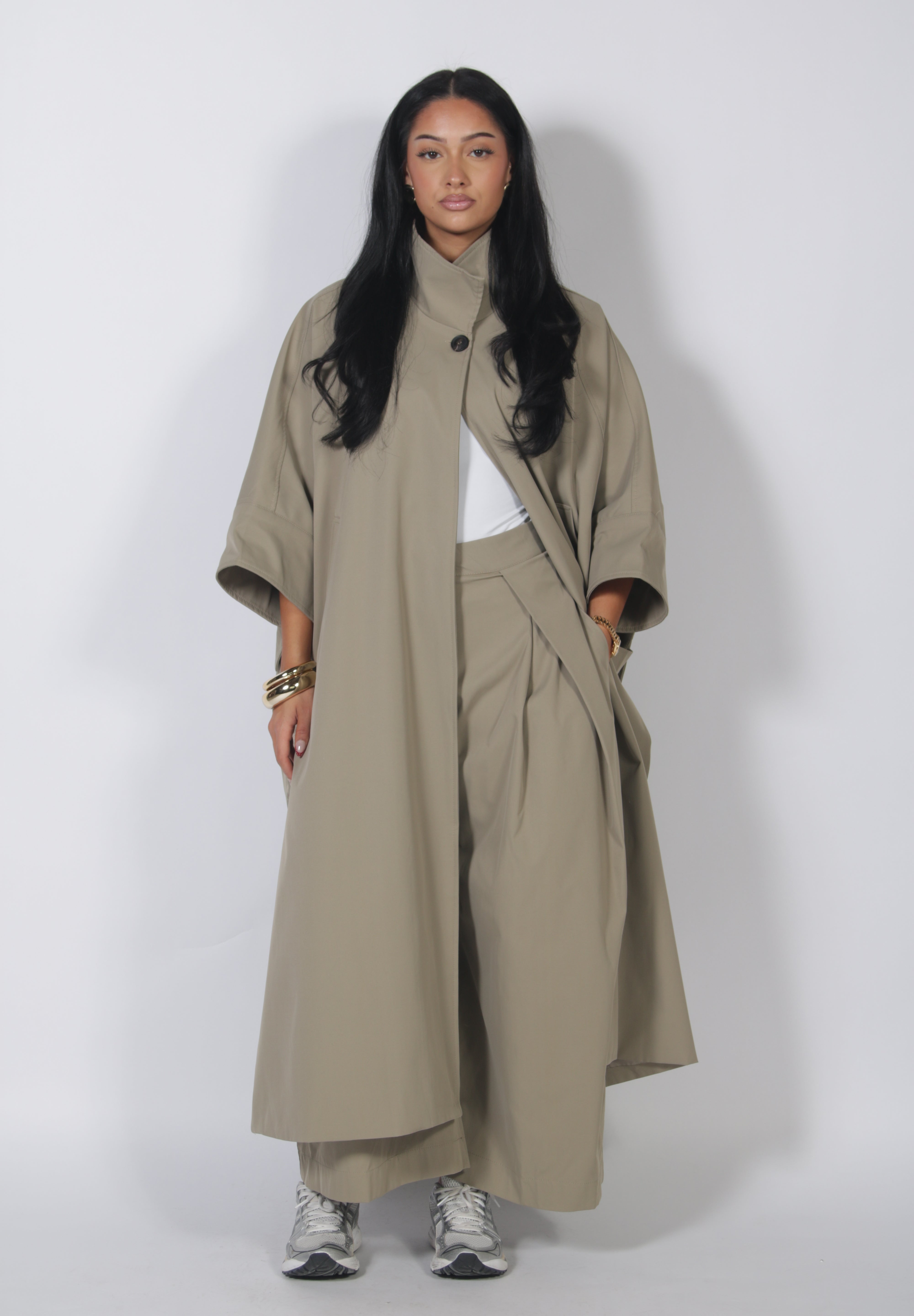 Chèrie Trench long Matcha (PRE ORDER)