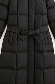 Detachable Hooded puffer Black