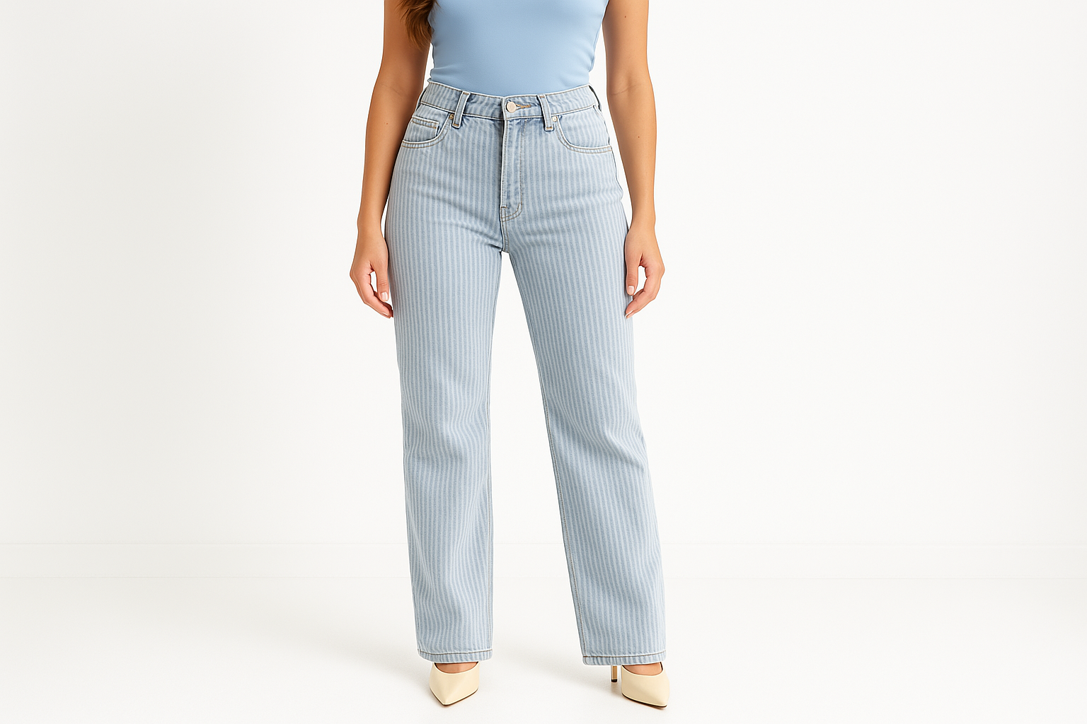Striped Jeans