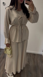 Bow 3-Piece Set Creme