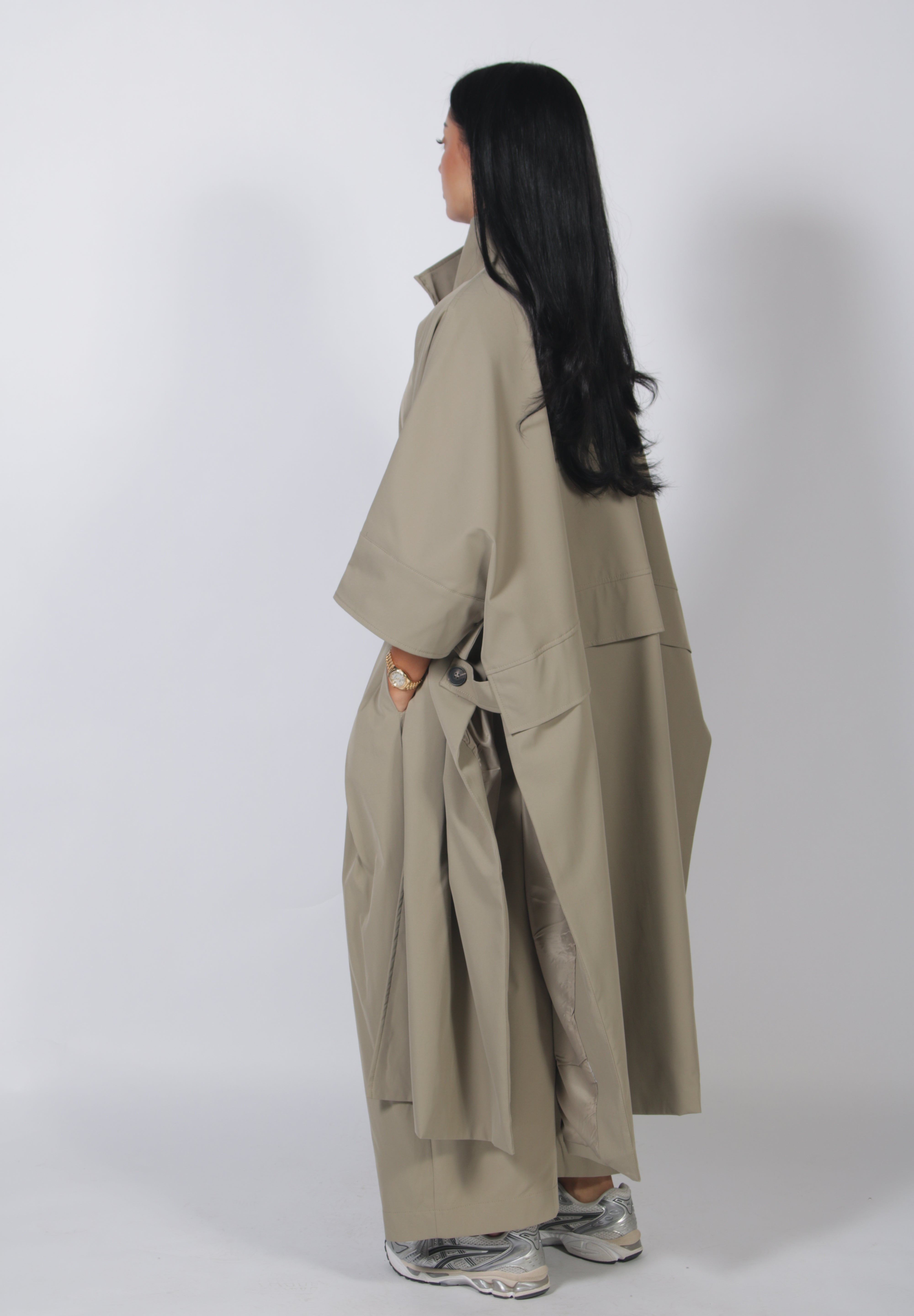 Chèrie Trench long Matcha (PRE ORDER)