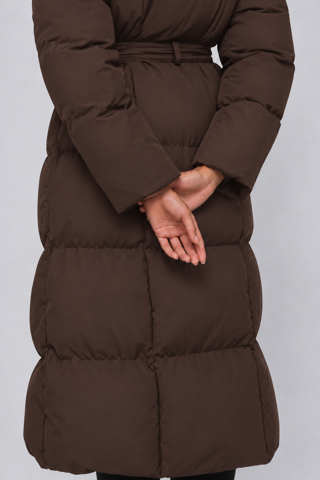 Hooded puffer Brown
