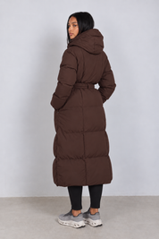 Hooded puffer Brown