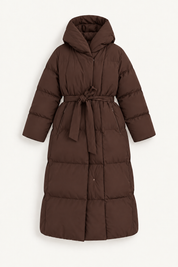 Hooded puffer Brown