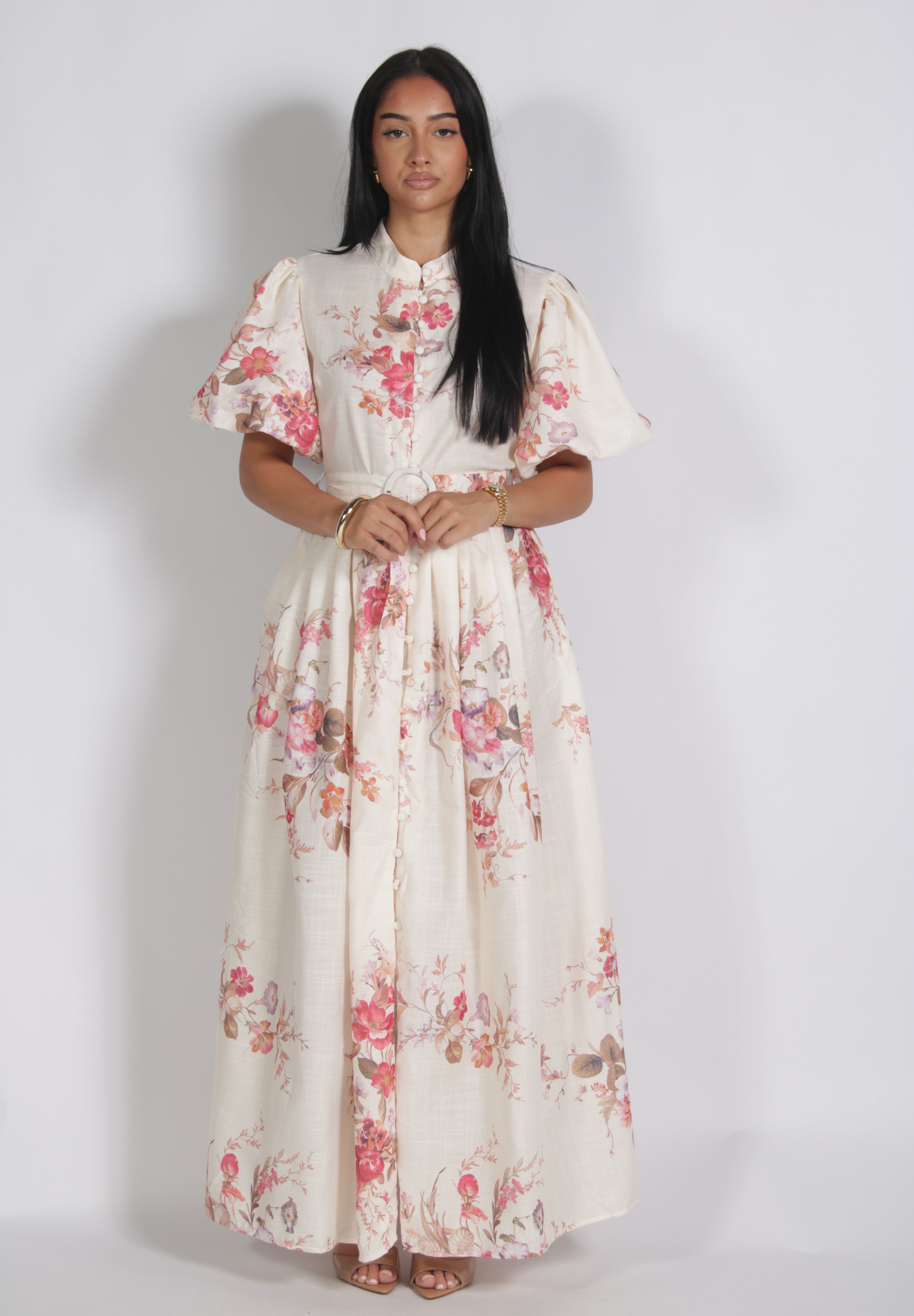 Noor dress Cream