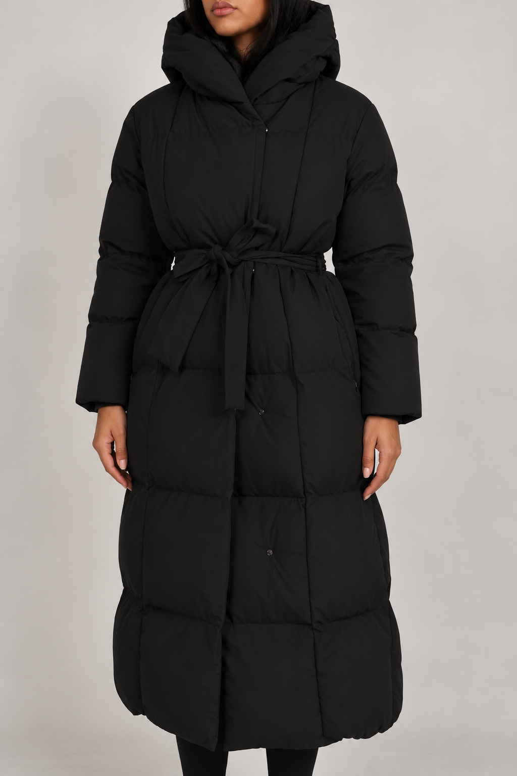 Hooded puffer Black