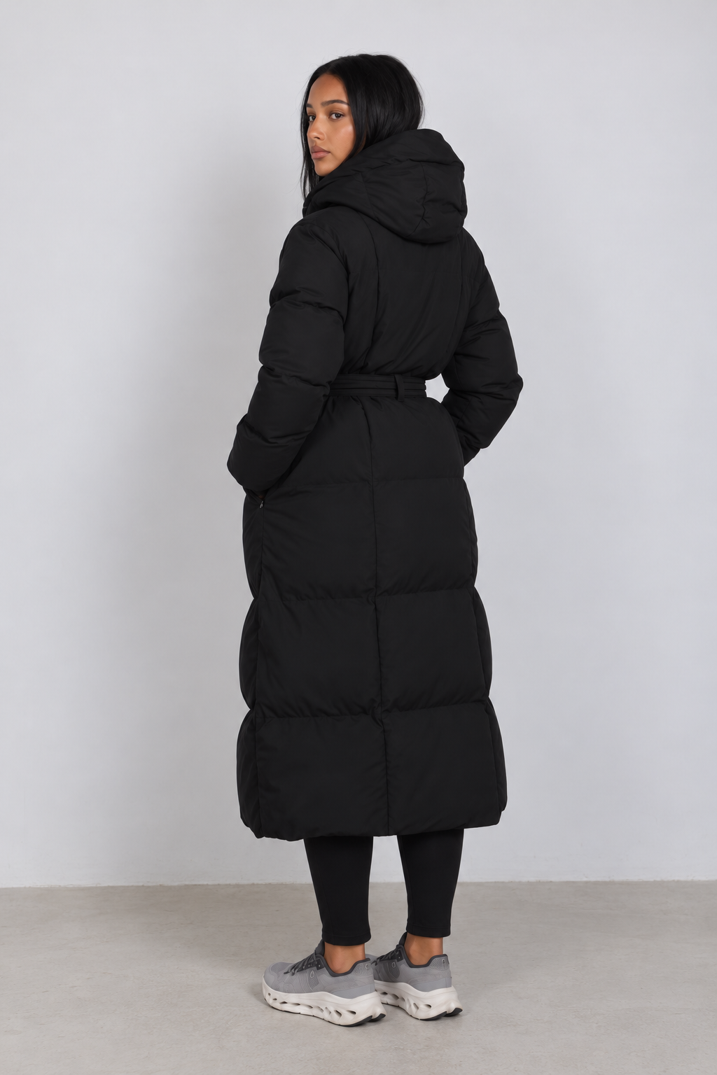 Hooded puffer Black