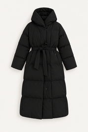 Hooded puffer Black