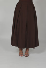 Flutter Skirt Brown