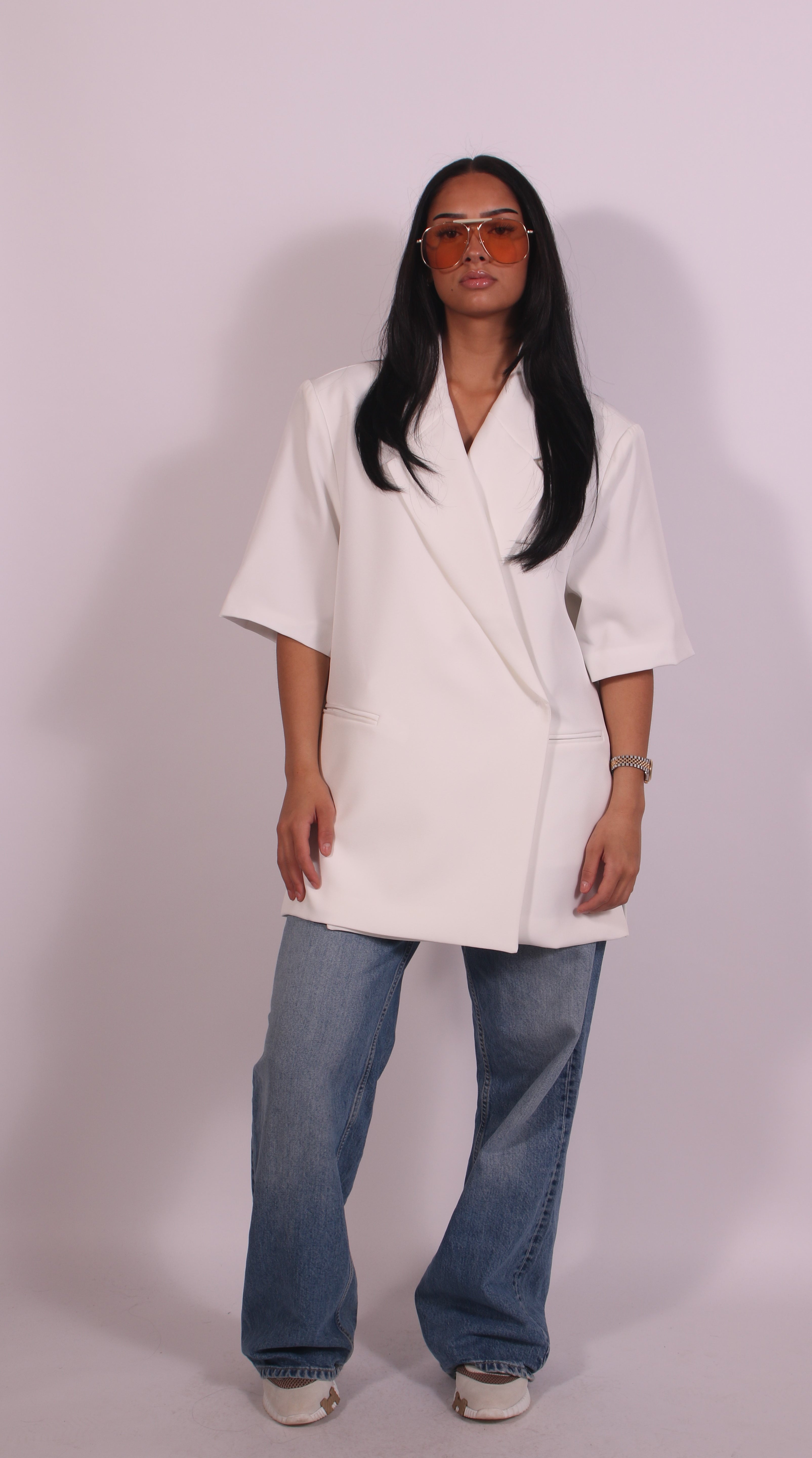 Summer Blazer White