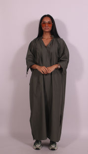 Basic blouse dress Khaki
