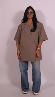 Summer Blazer Taupe