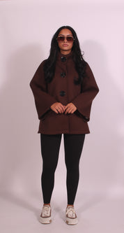Button jacket Choco