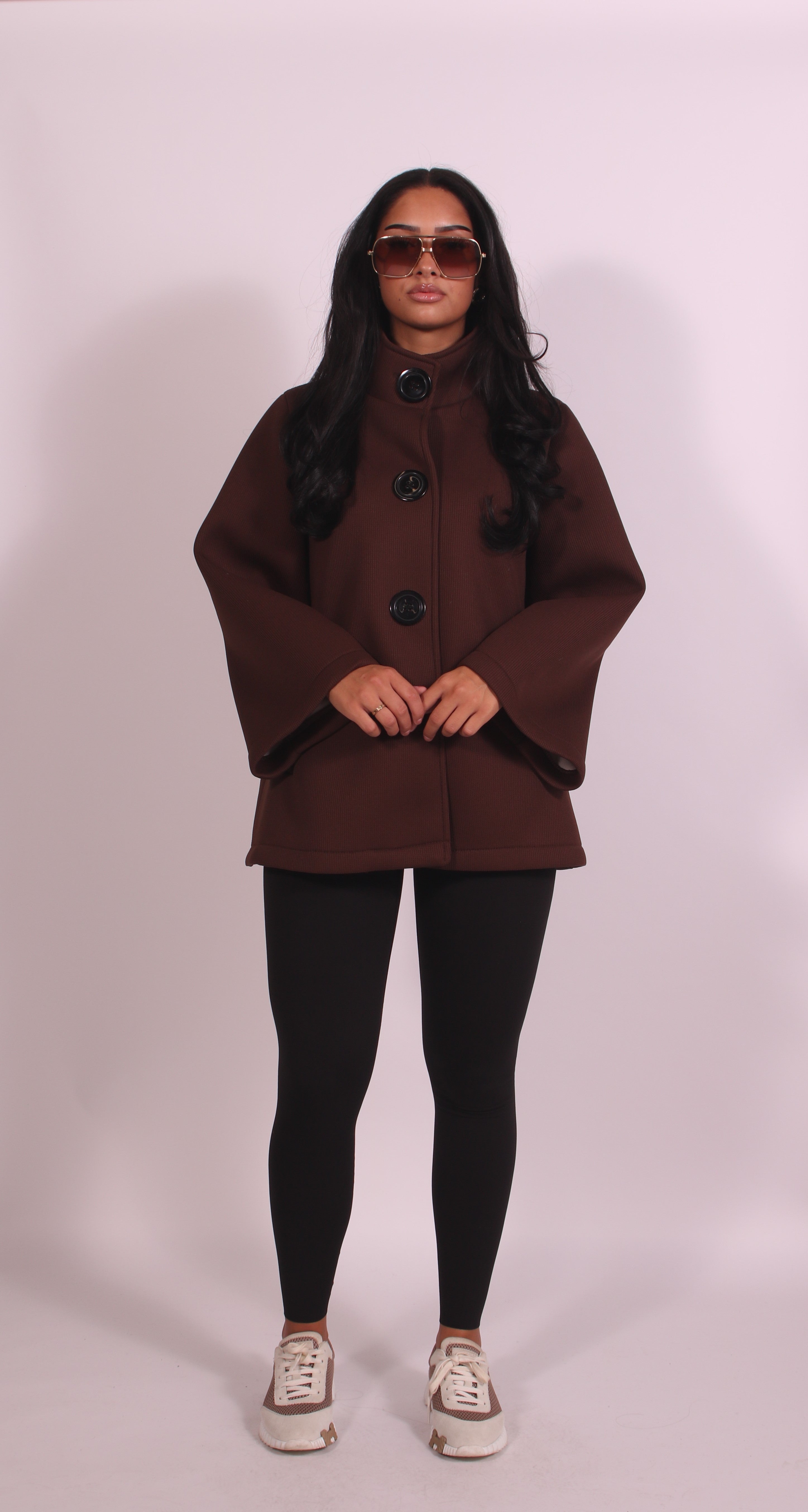 Button jacket Choco