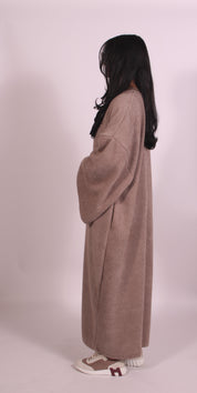 Longline Cardigan Taupe (PRE ORDER)