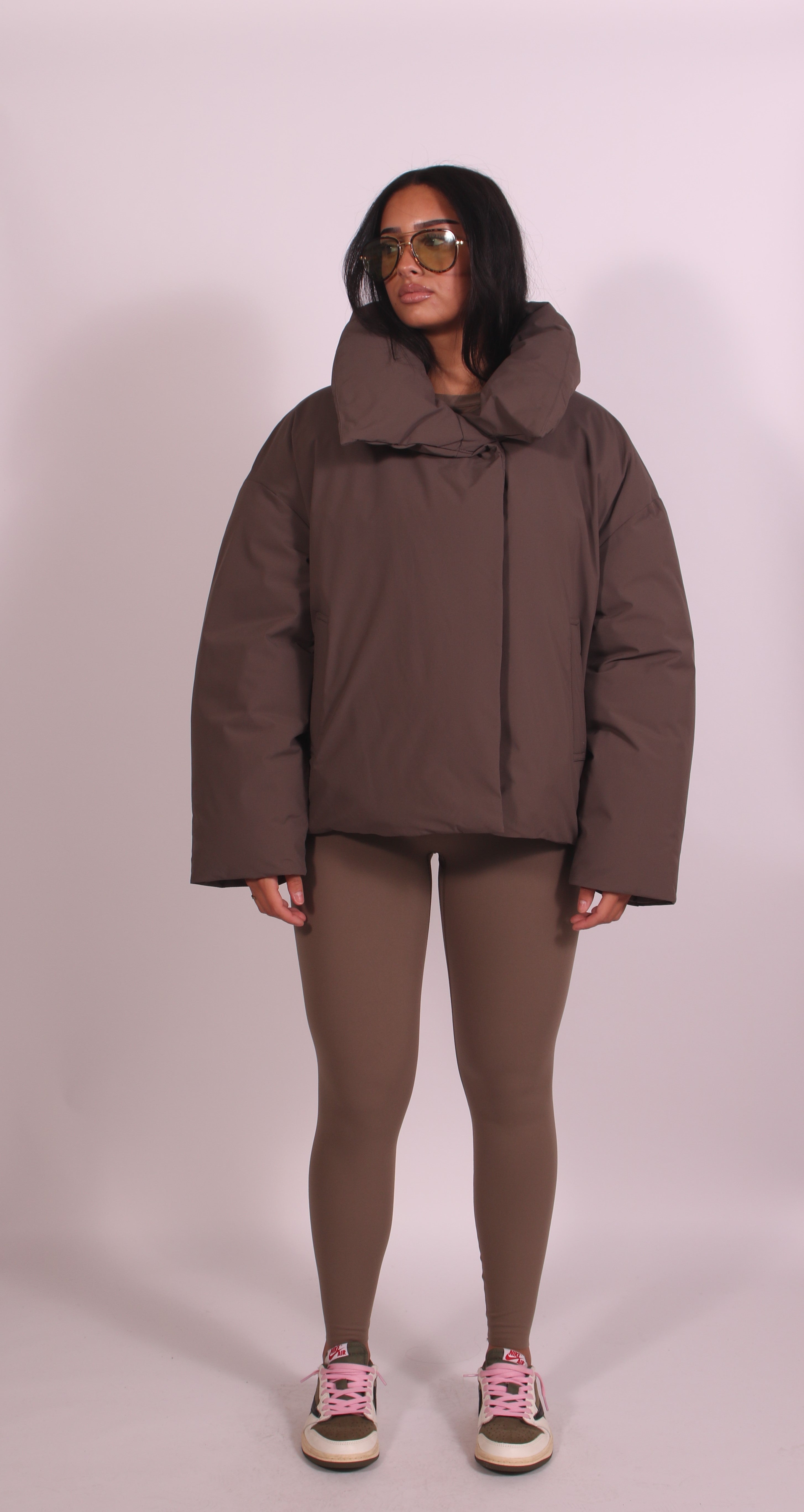 Huda Puffer Khaki