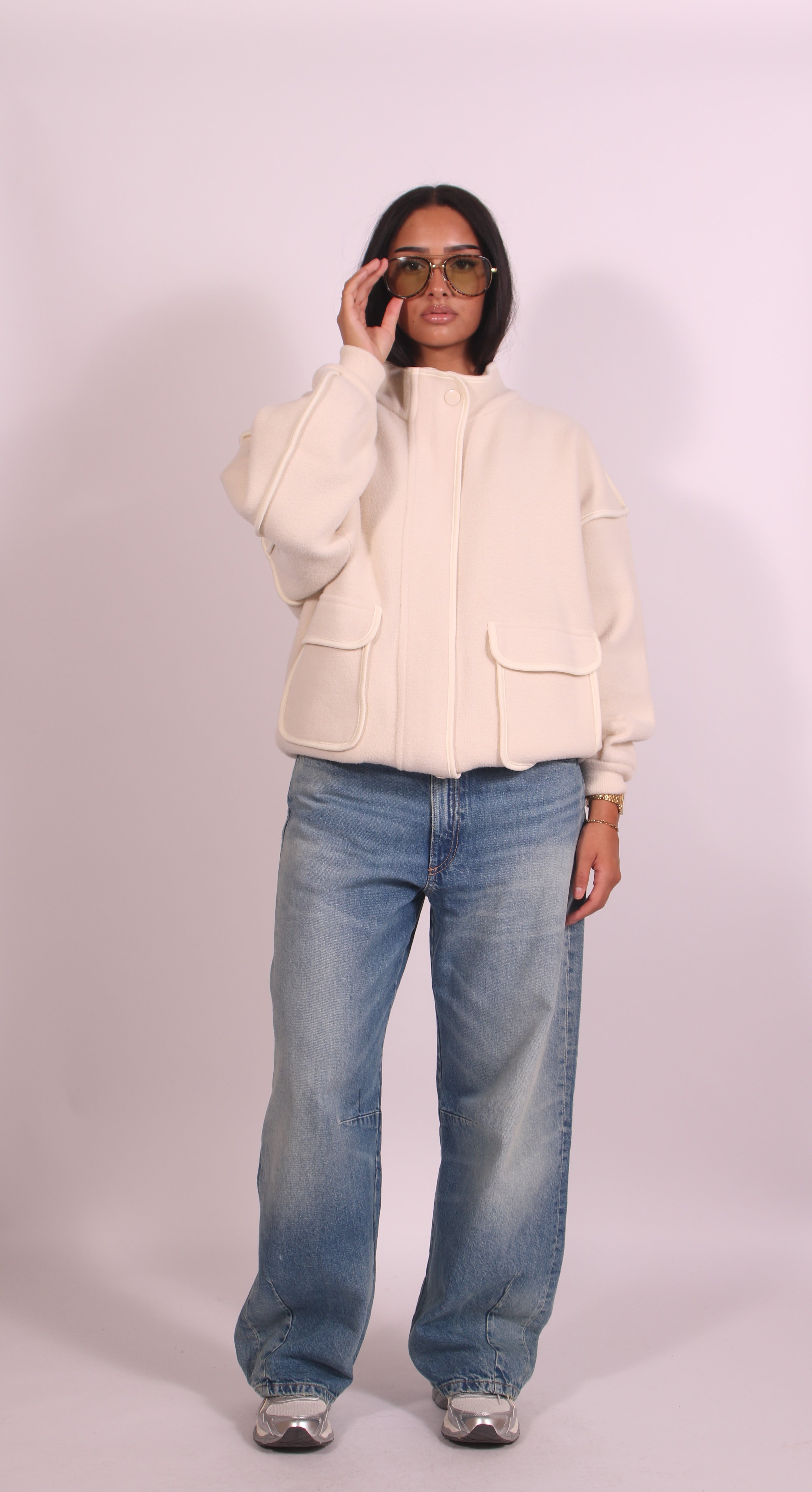 Heavyweight chique bomber Crème