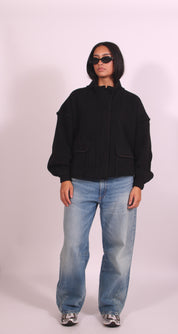 Heavyweight chique bomber Black
