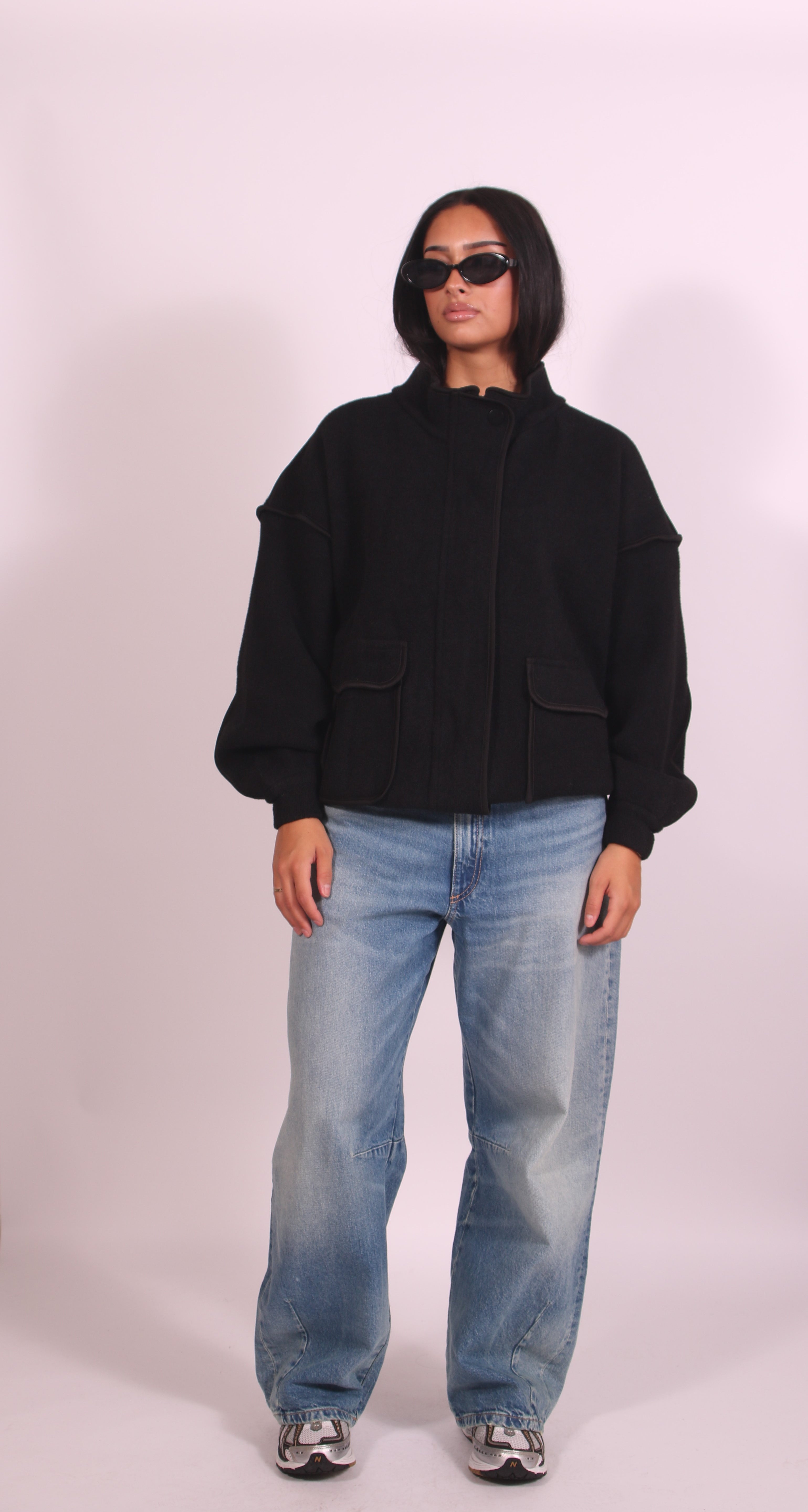 Heavyweight chique bomber Black