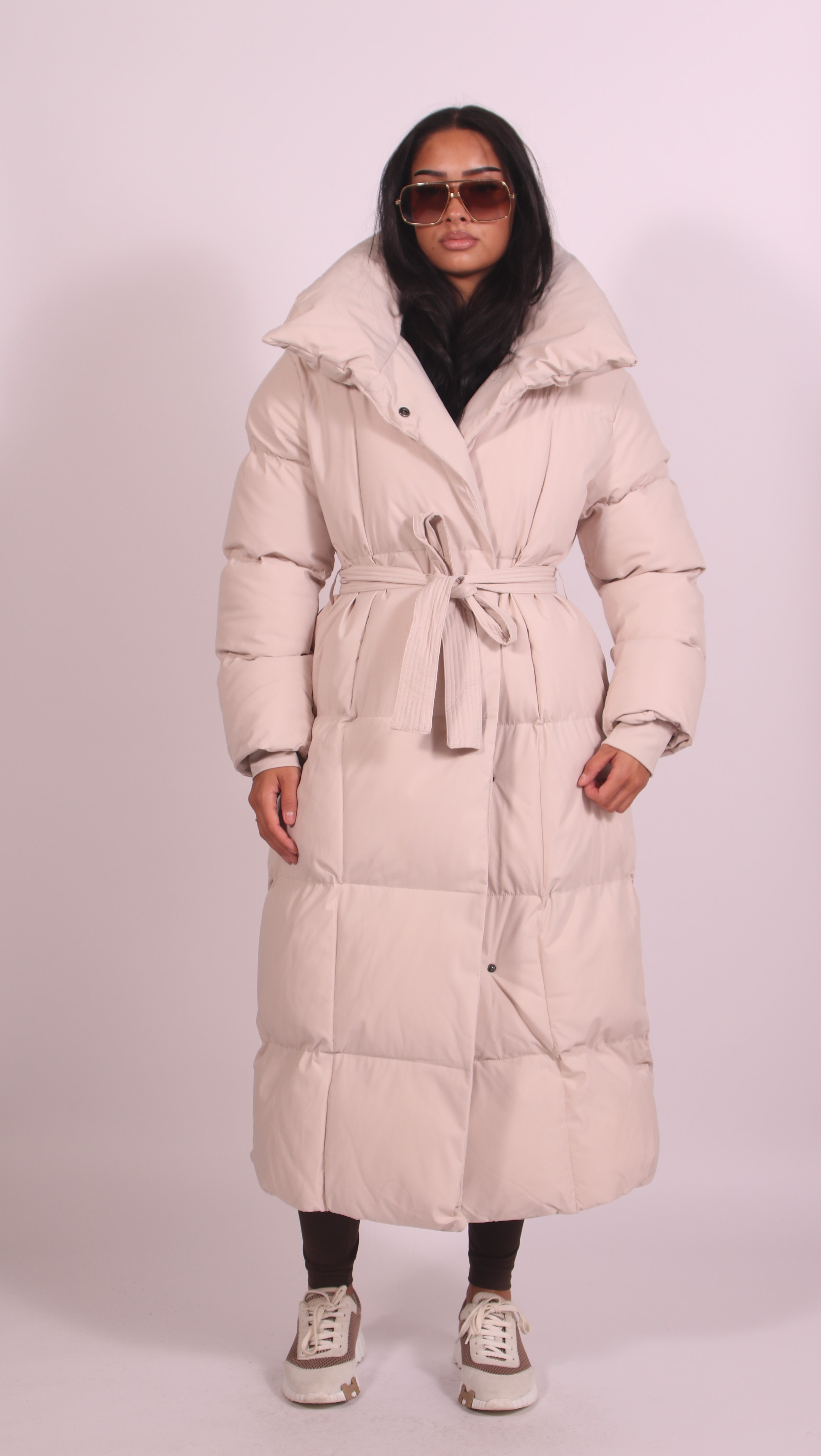 Longline puffer Cream