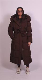 Hooded puffer Brown