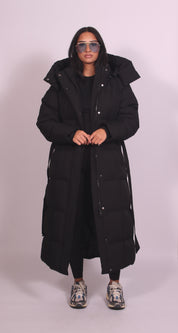 Hooded puffer Black