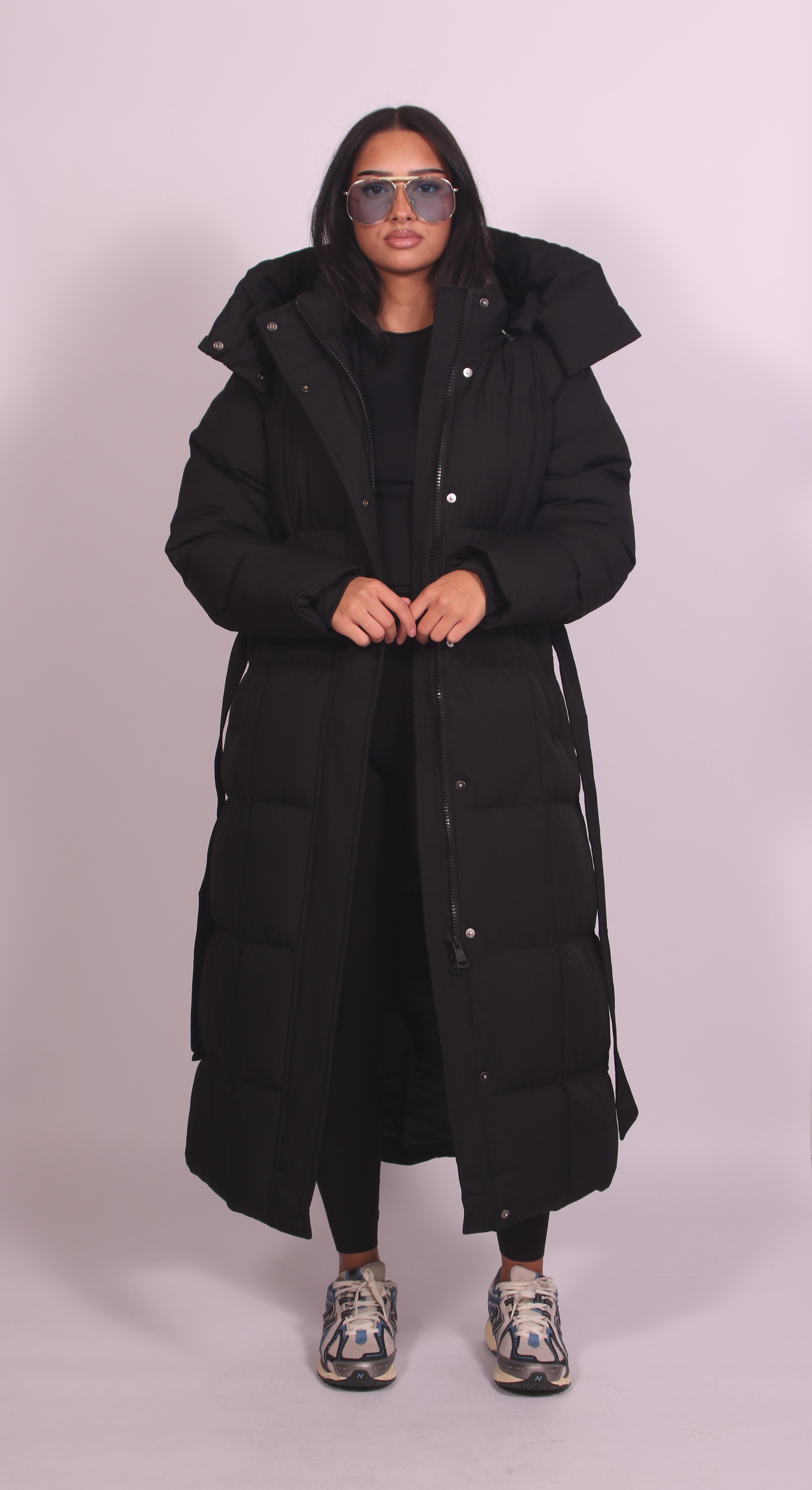 Hooded puffer Black