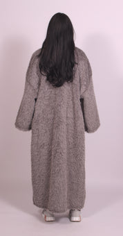 Fuzzy Cardigan Grey