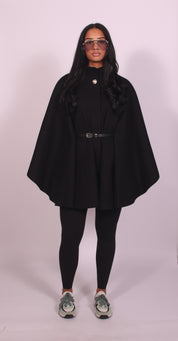 Classy cape Black