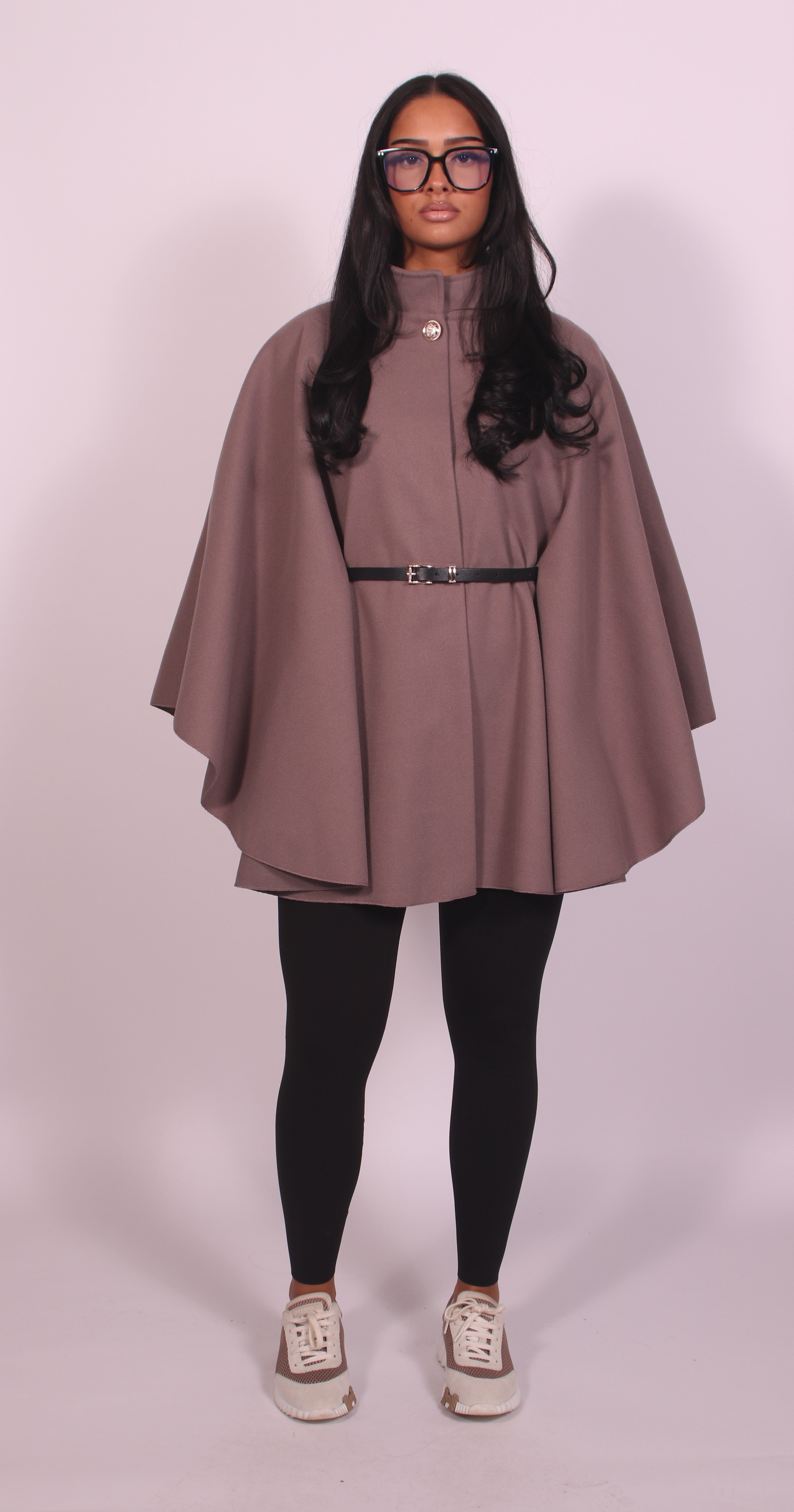 Classy cape Taupe