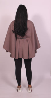 Classy cape Taupe
