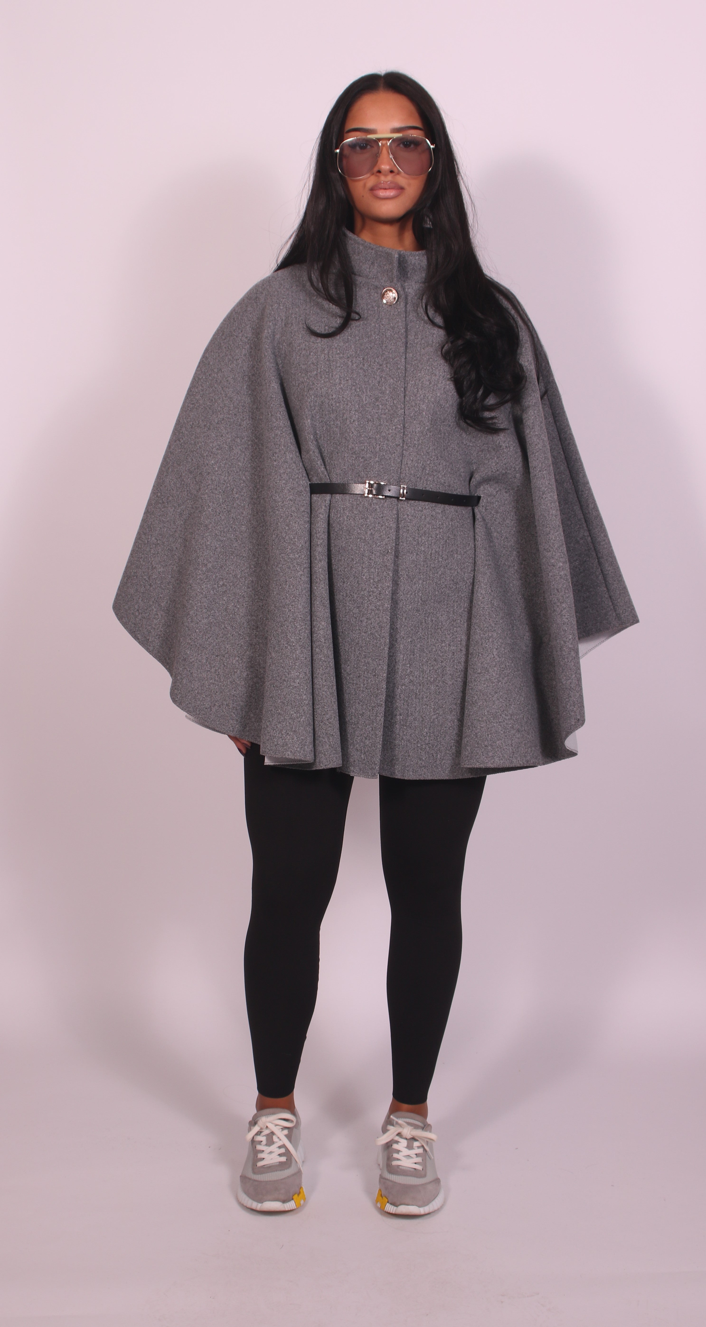 Classy cape Grey