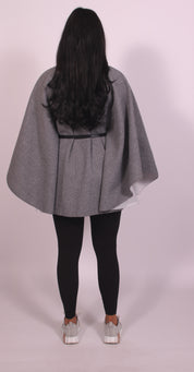 Classy cape Grey