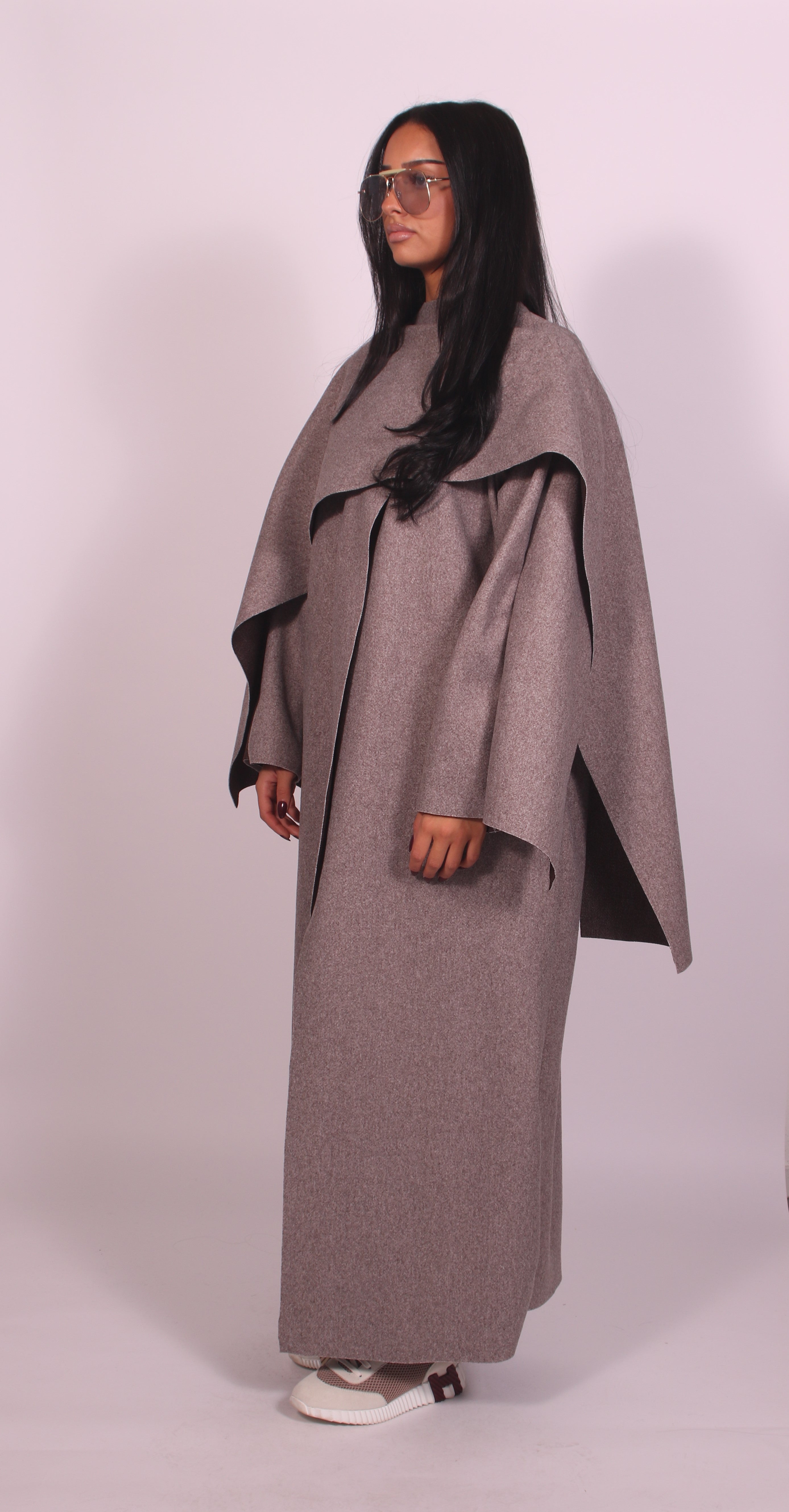 Elegant cape Taupe