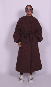Liah coat Brown
