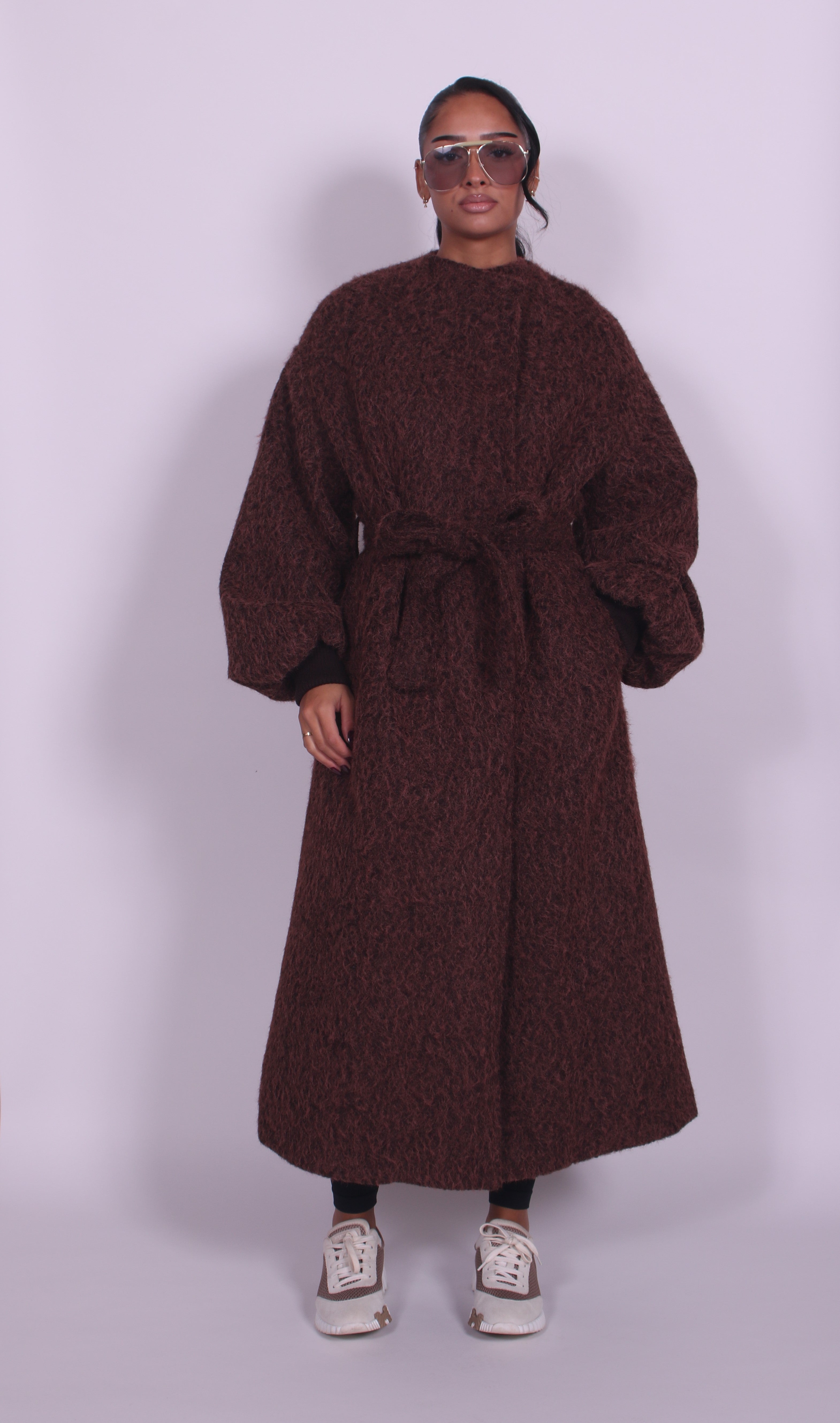 Liah coat Brown
