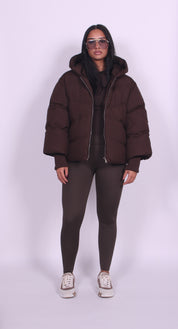 Luna puffer Brown