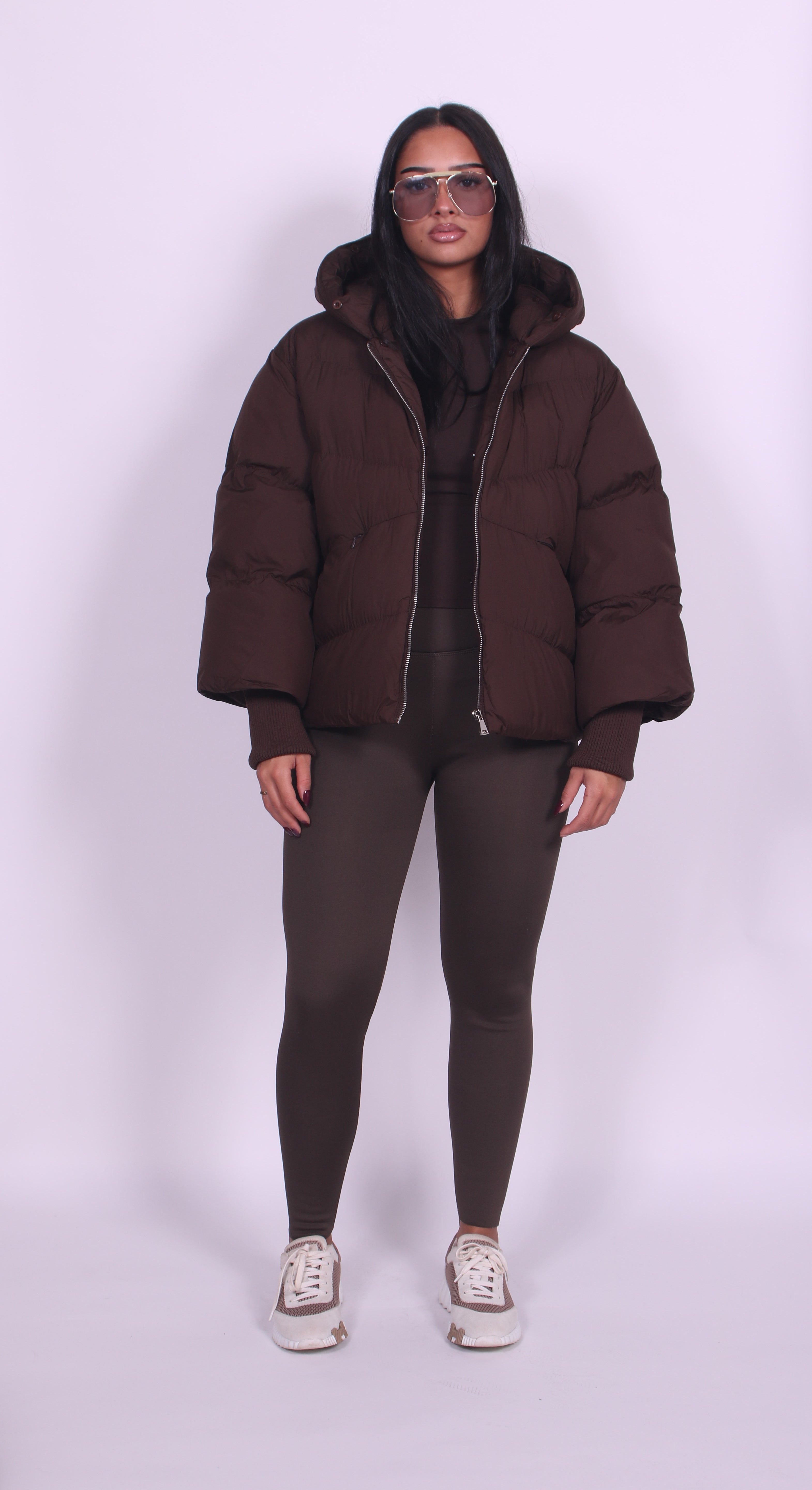 Luna puffer Brown