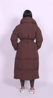 Longline puffer Brown