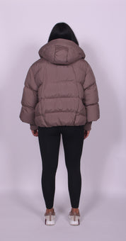 Luna puffer Taupe