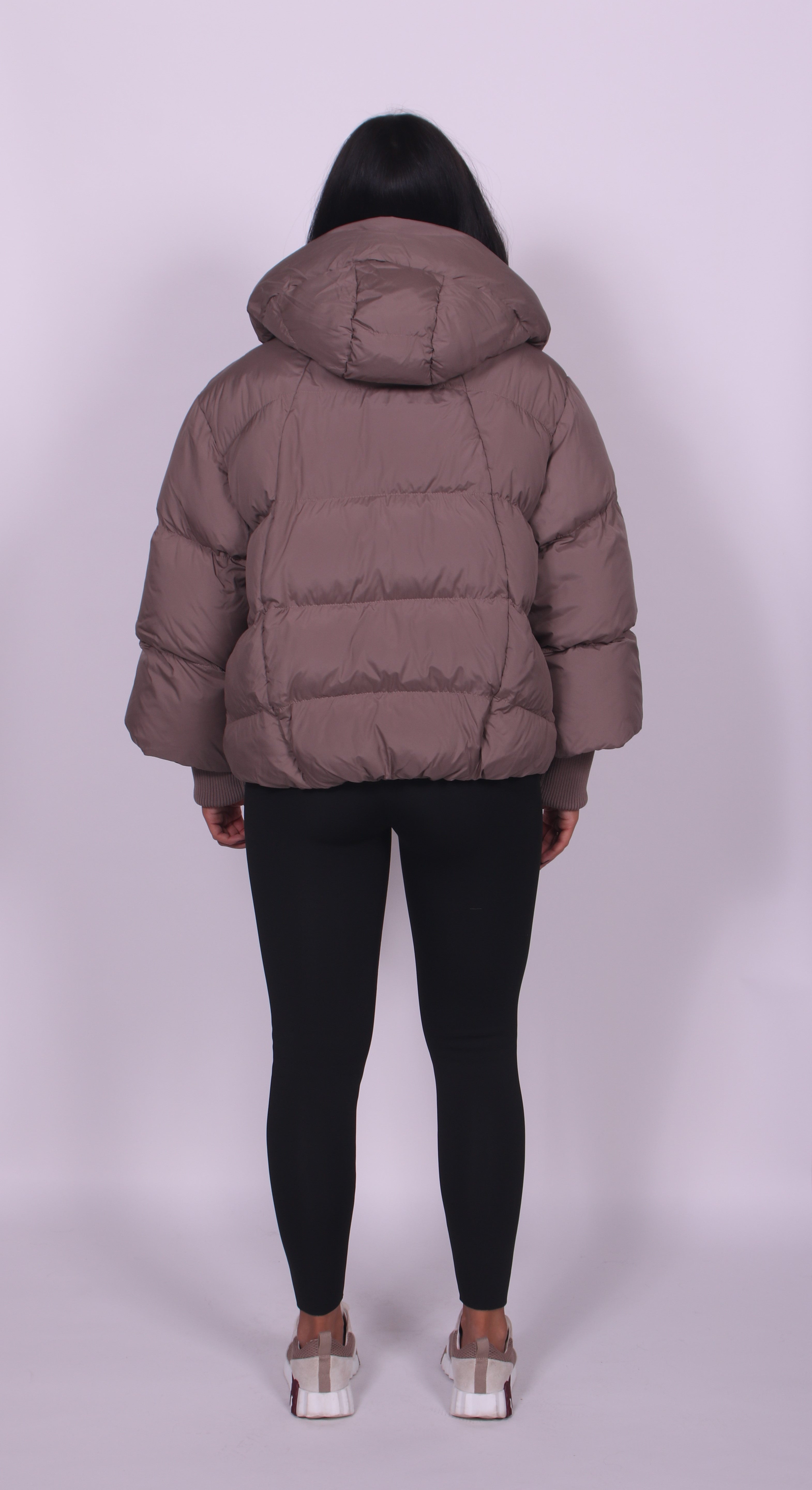 Luna puffer Taupe