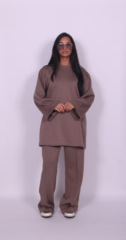 Comfy twinset Taupe (PRE ORDER)
