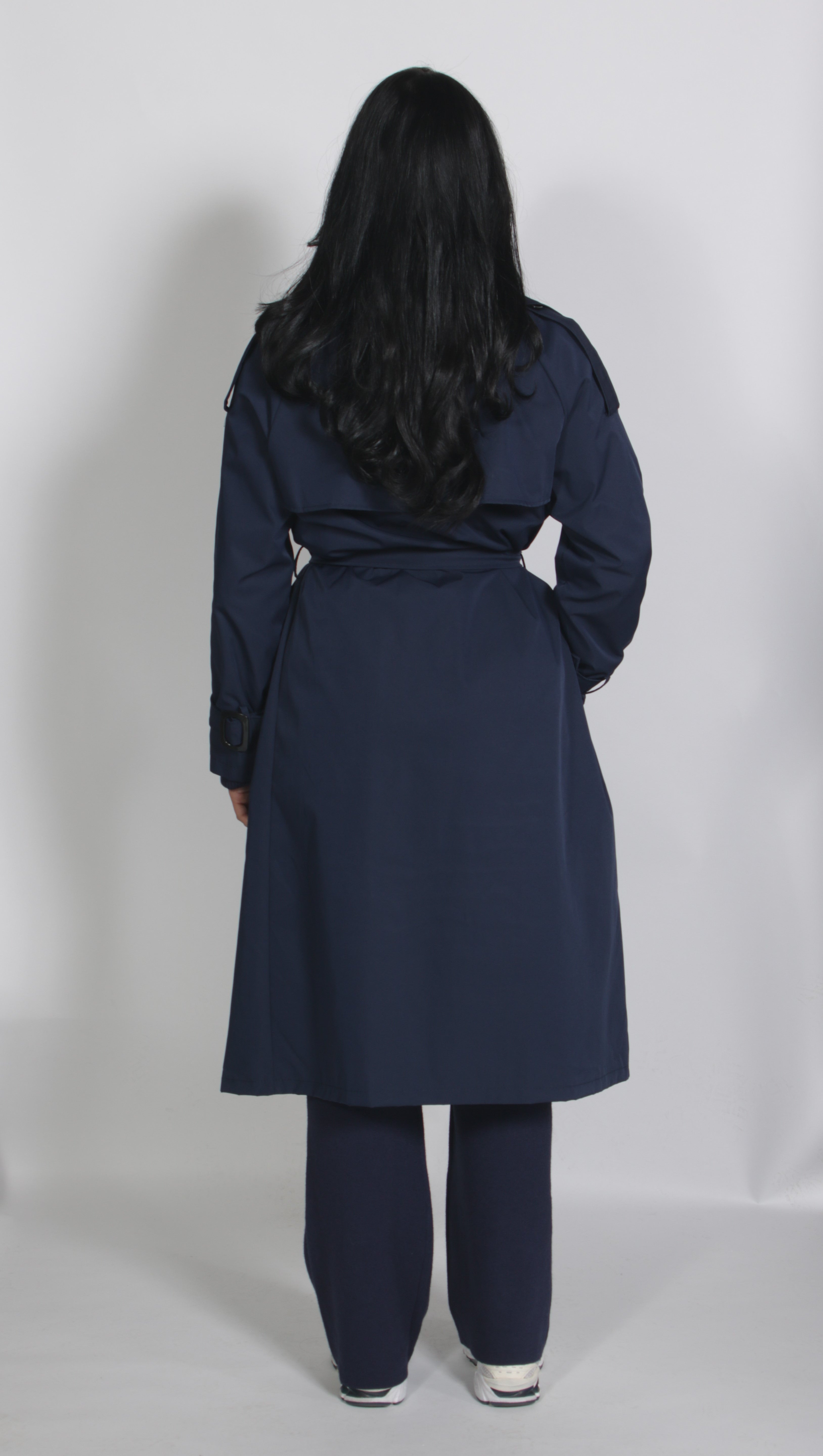 Midline trenchcoat Navy