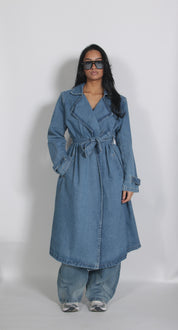 Jeans trenchcoat