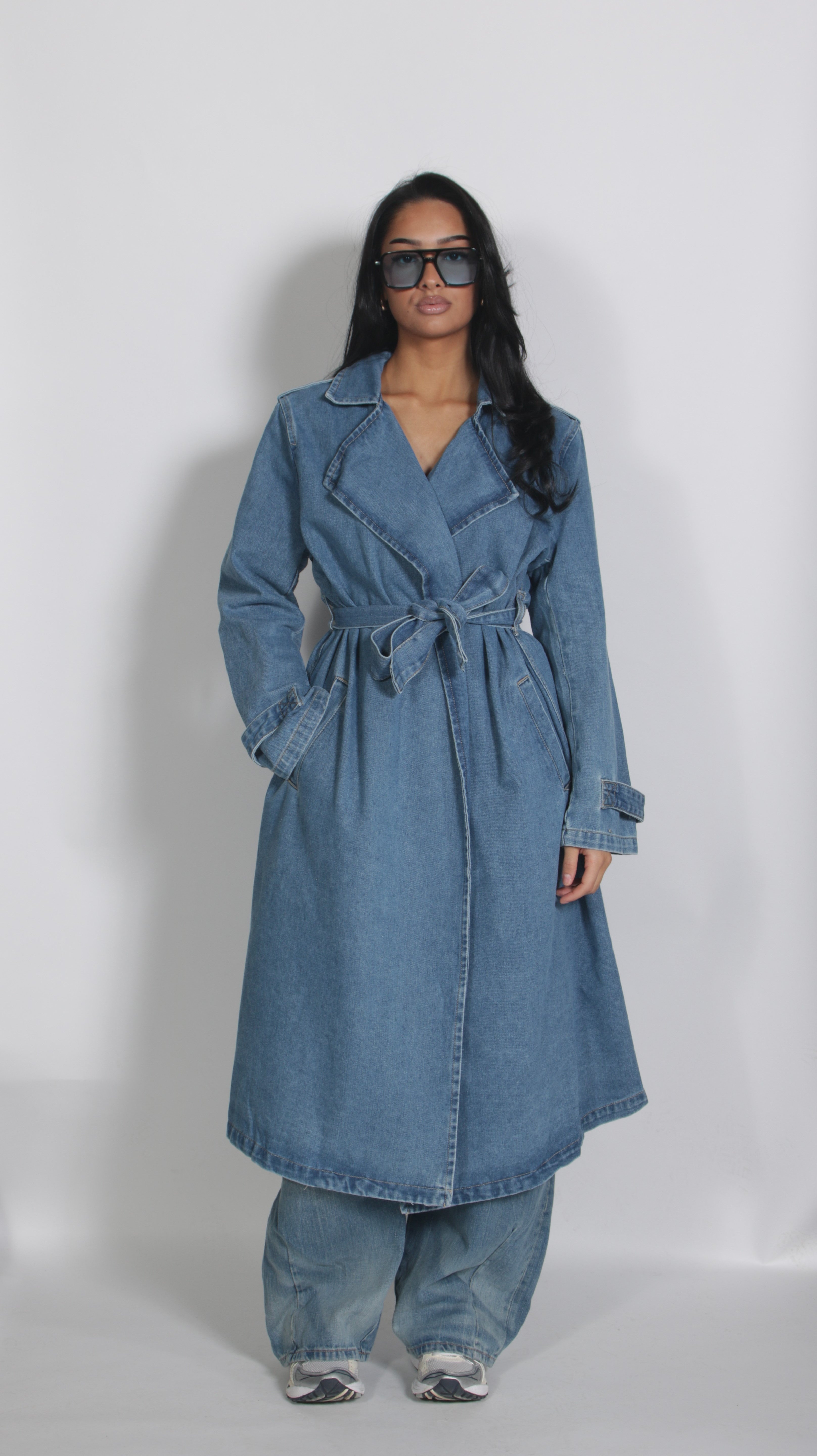 Jeans trenchcoat
